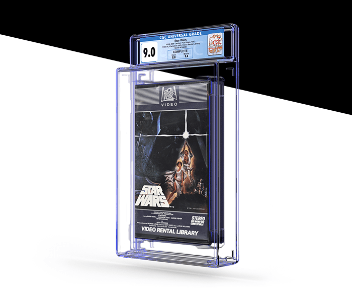 Star Wars VHS in CGC holder