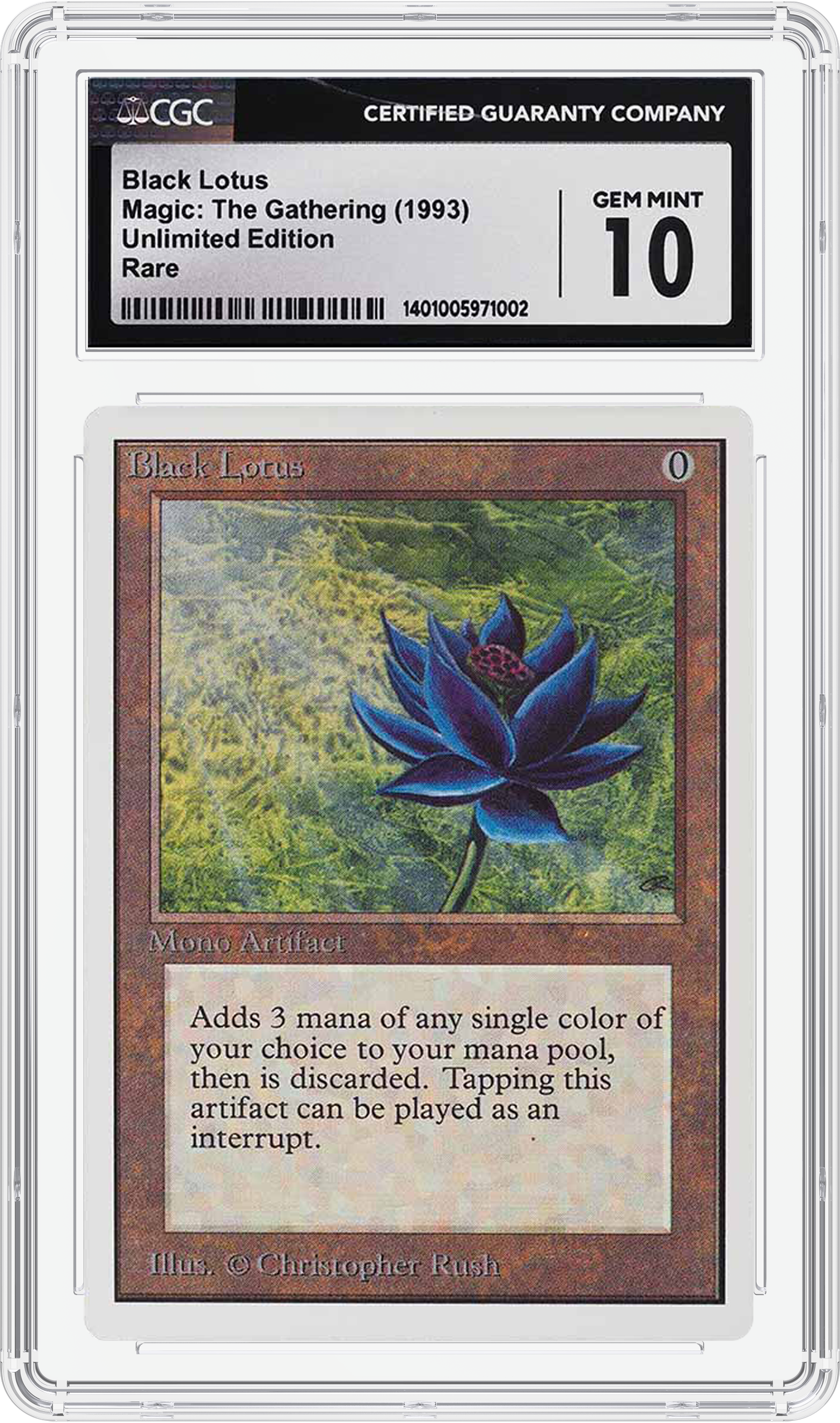 MTG Unlimited Black Lotus 14010056971002 Front