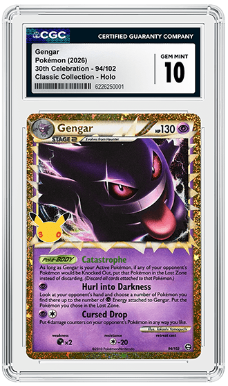 Gengar Classic Collection 30th Celebration