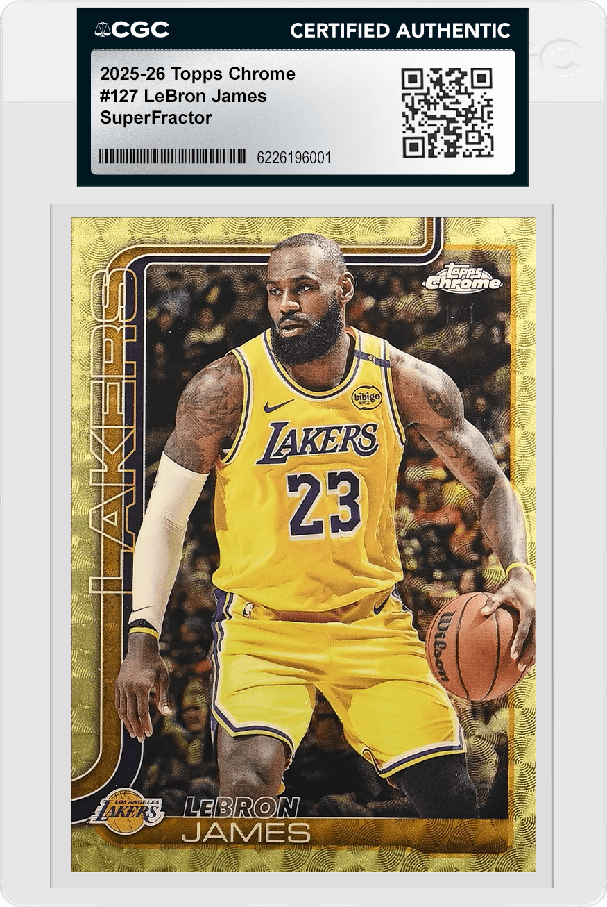LeBron James 6226196001 OBV PlasticSleeve
