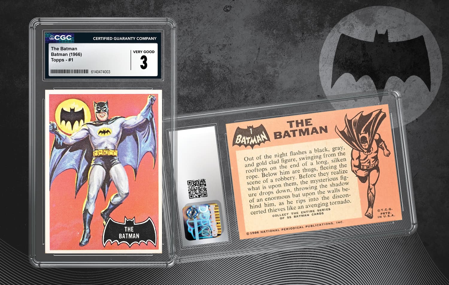 PR26-1884 Card of the Month Batman #1
