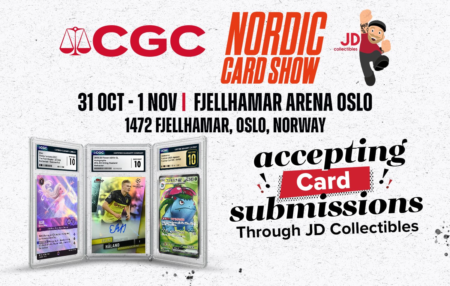 PR26-1792 CCGDE CGCCards Nordic Card Show Oslo Event Article