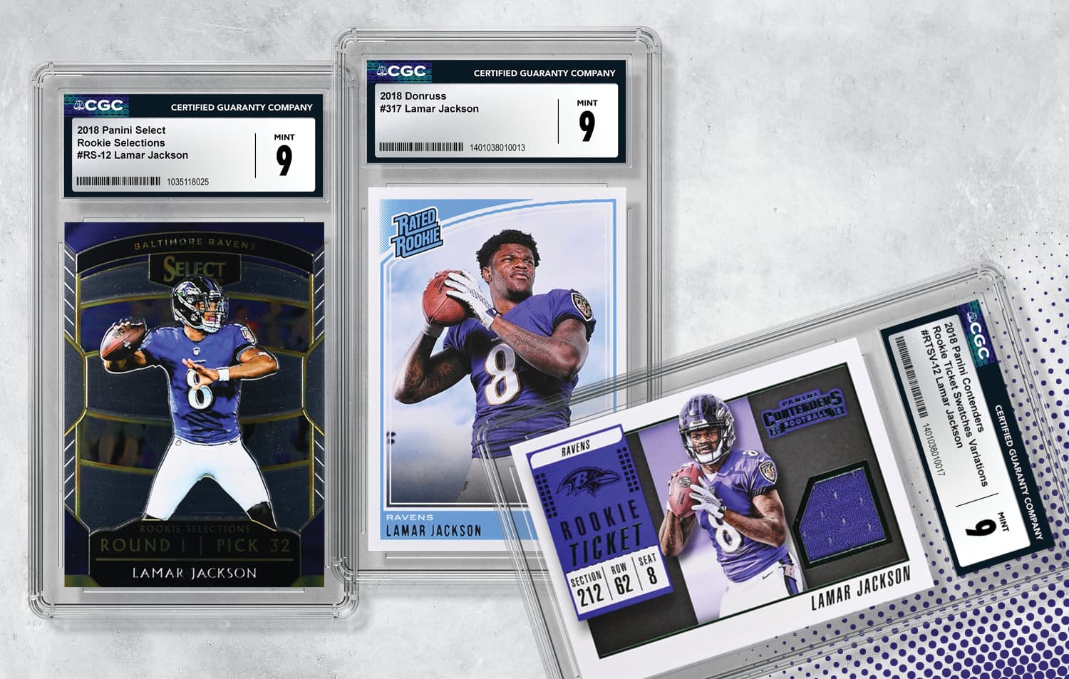 PR26-2318 Registry Set Lamar Jackson Article
