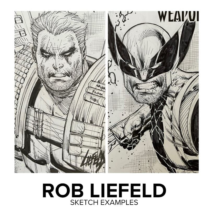 Rob Liefeld Sketch