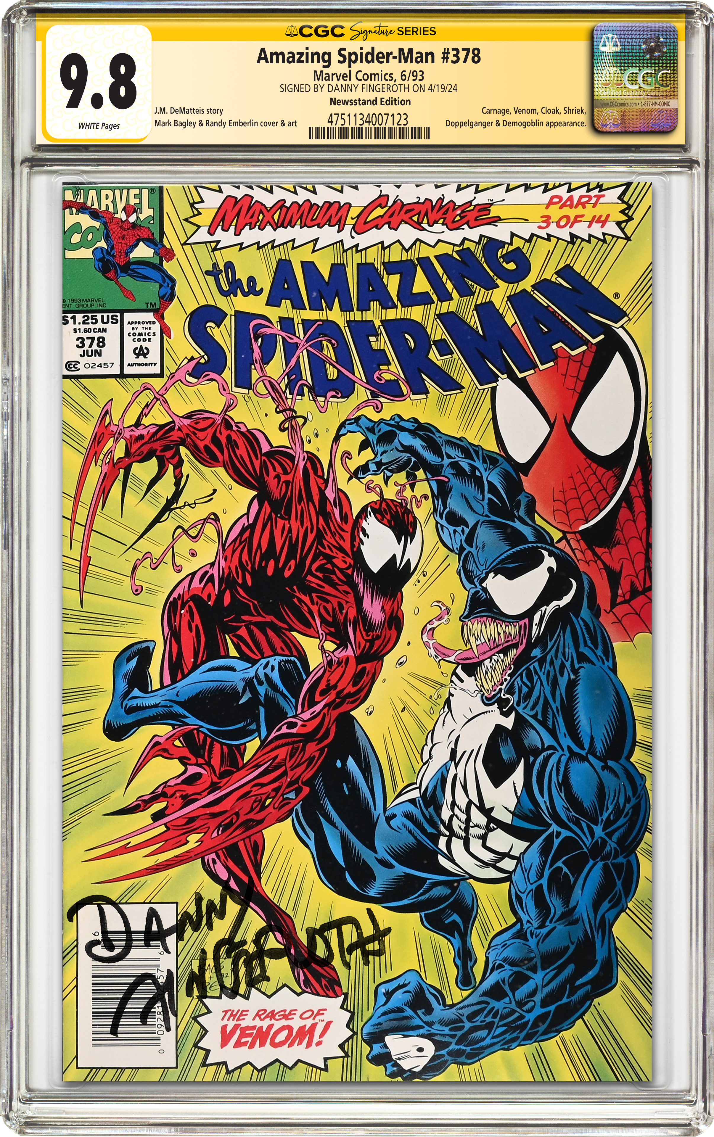 CGC Signature Series Creator Spotlight: Danny Fingeroth