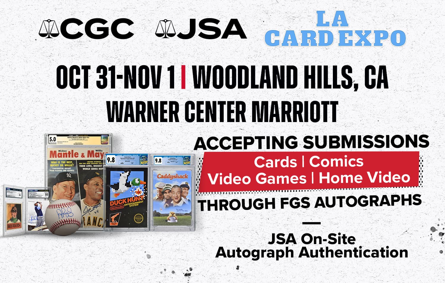 LA Card Expo Halloween Header