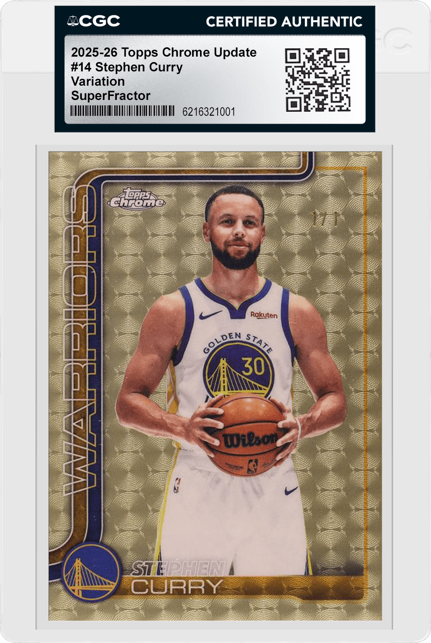 Stephen Curry 6216321001 OBV PlasticSleeve