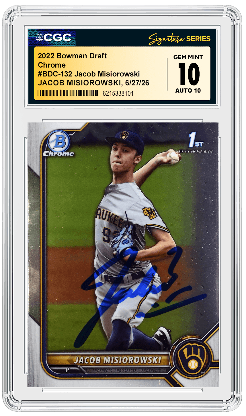 Jacob Misiorowski 10 AUTO10 6215338101 SS OBV lg
