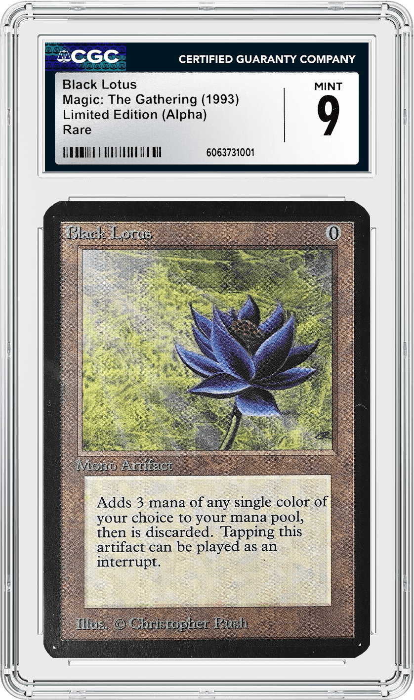 MTG Alpha Black Lotus 606373101 Front