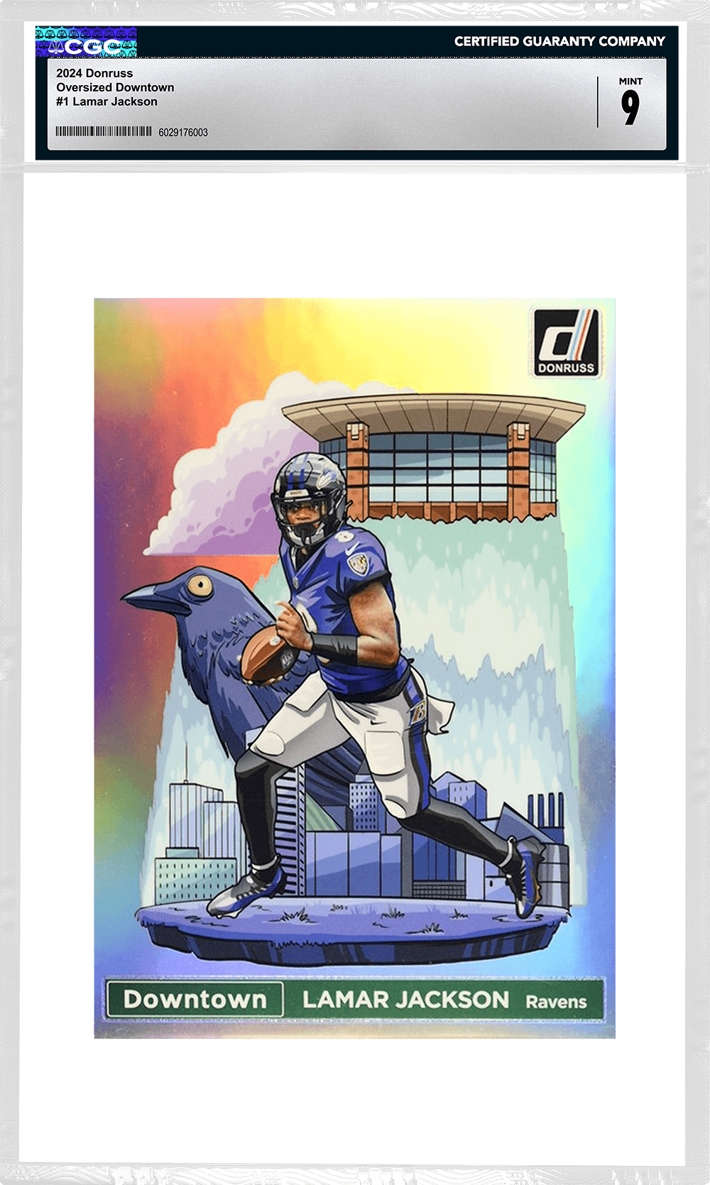 Lamar Jackson 9 6029176003 OBV JUMBO-1000