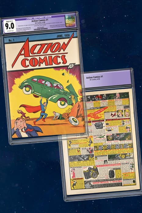CGC-certified Action Comics #1 Realizes more than $1 million at NYCC