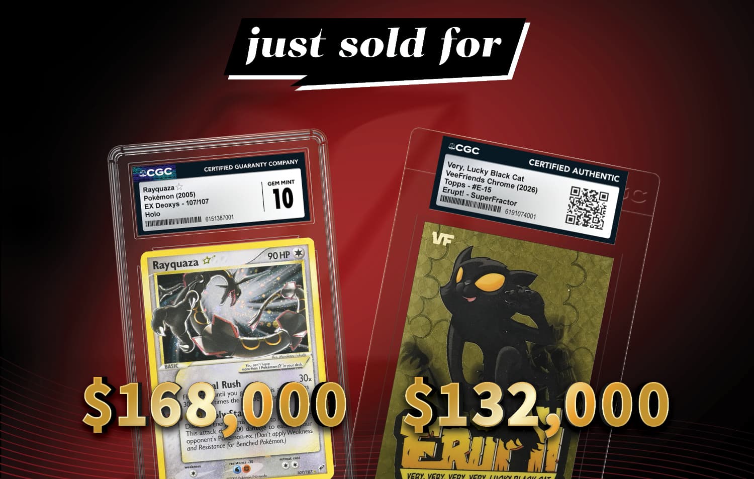 PR26-1880 Pokemon & Lucky Black Cat Card Header