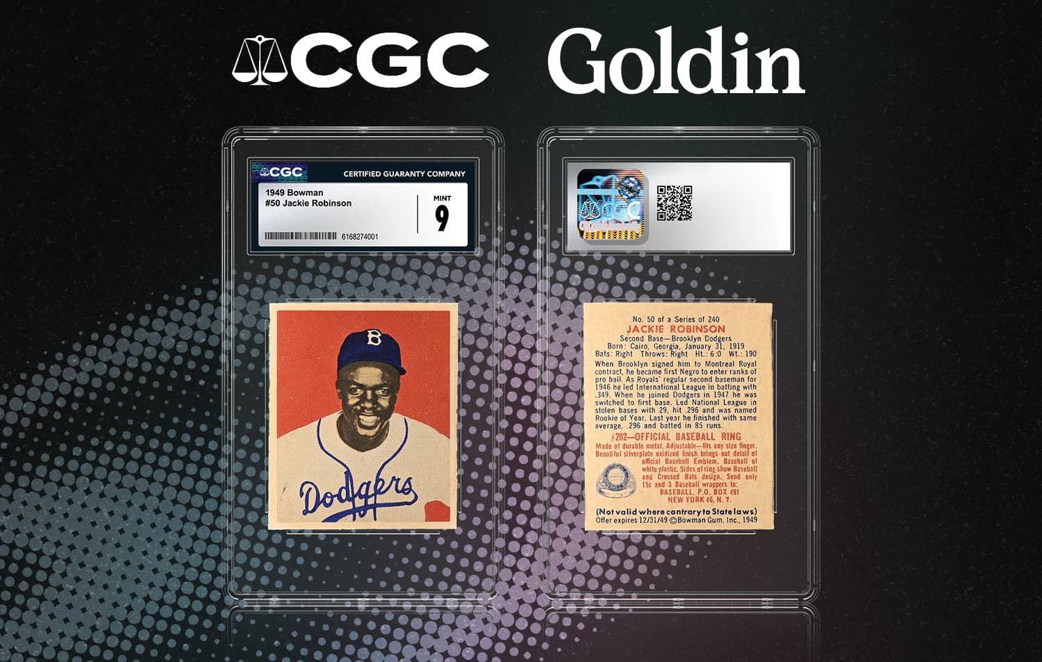 PR26-2354 Jackie Robinson Card Article