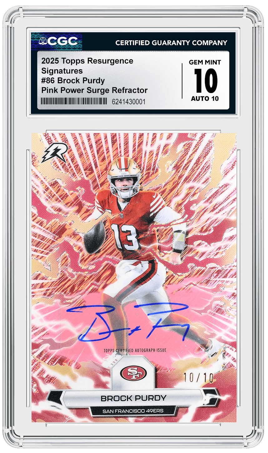 Brock Purdy 10 Auto10 6241430001 OBV