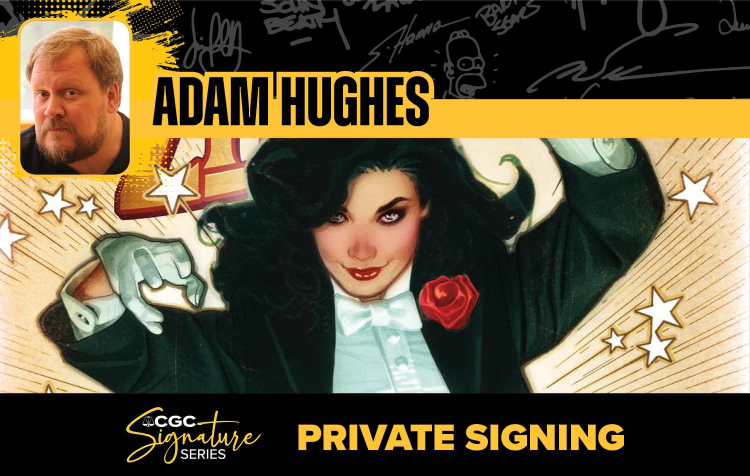 CGC Announces Private Signing with Adam Hughes