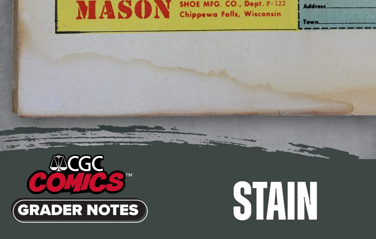 cgc grader notes guide stain 1800e2b955
