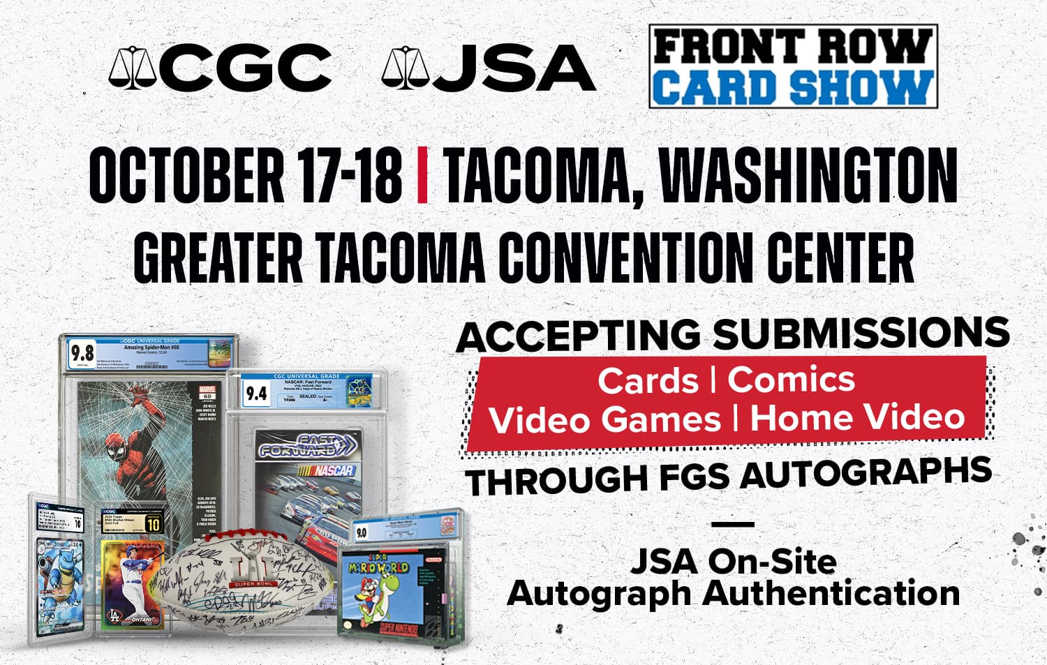 PR26-2272 Front Row Card Show Seattle Article 1
