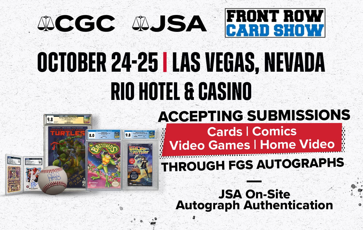 PR26-2272 Front Row Card Show LasVegas Article 1