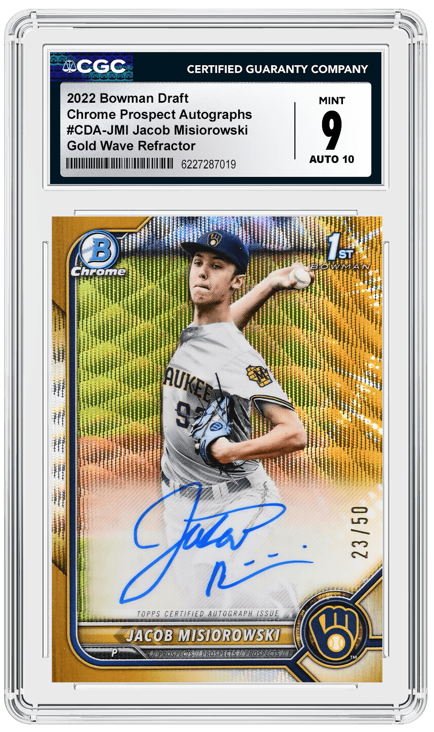 Jacob Misiorowski 9 AUTO10 6227287019 OBV