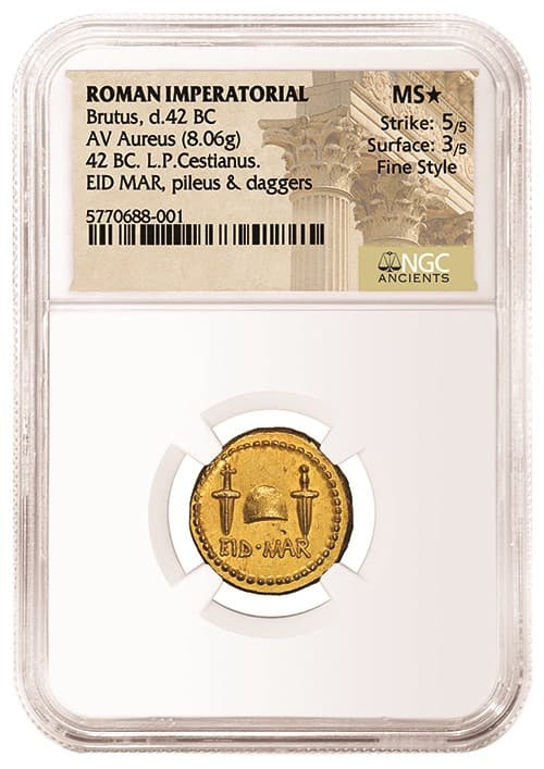 Roman_Imperatorial_Brutus_d42BC_AV_Aureus_806g_42BC_LP_Cestianus_EID_MAR_PileusandDaggers_5570688-001 (1) (2) TB20201002152037239.jpg