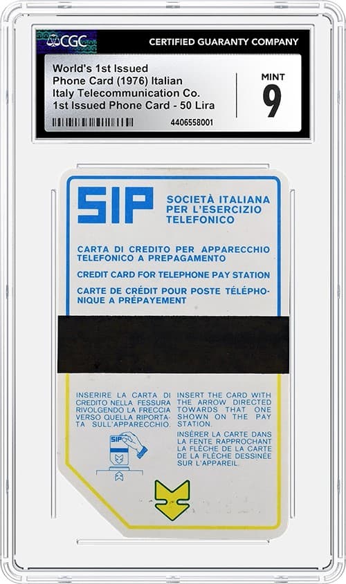 Italy Telecommunication Co. Phone Card 1976_9_4406558001_lg copy TB20240417142911925.png