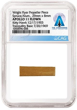 1903_WrightFlyerPropellerPiece_Spruce-Alum_29mmx8mm_Apollo11Flown_KittyHawk_12-17-1903_TranquilityBase_7-20-1969_1000096-008_tb.jpg