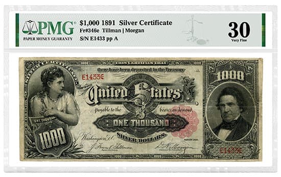 1891_SilverCertificate_1000D_Fr346e_Tillman_Morgan_SNE1433_pp_A_OnWhite_tb20201110165037204.jpg