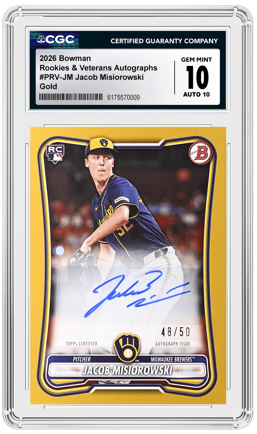 Jacob Misiorowski 10 AUTO10 6175570009 OBV